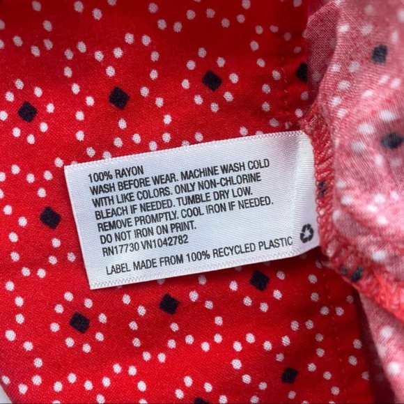 GENUINE KIDS OSH KOSH Bandana Maxi Dress Red Girls Size 2T - Picture 6 of 6